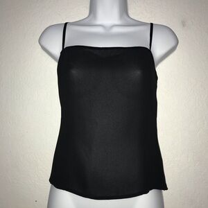 A/X Armani Exchange Black Spaghetti Strap Tank Top